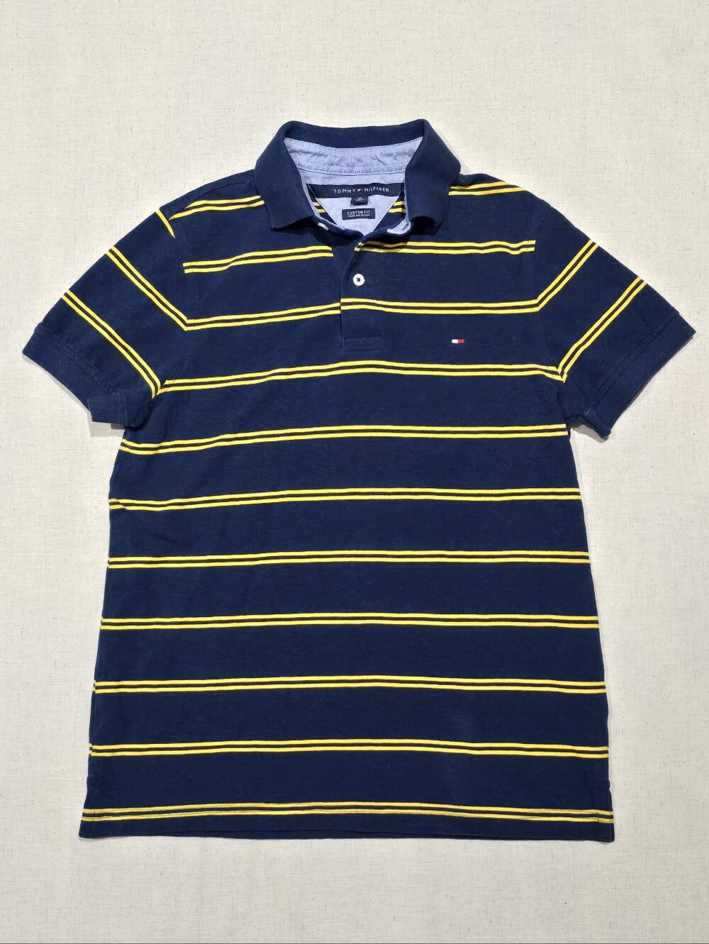 Mens Tommy Hilfiger Short Sleeve Polo 100% Cotton Size XS